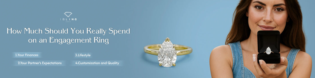 Showing image Pear-shaped lab-grown diamond engagement ring