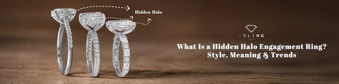 Lab-grown hidden halo engagement ring vs round halo ring design for 2025 proposals