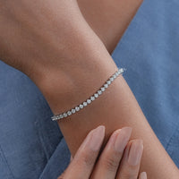 2.30 MM Round Lab Diamond Tennis Bracelet