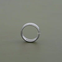 Pave Diamond Eternity Men's Wedding Band