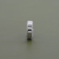 Pave Diamond Eternity Men's Wedding Band