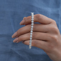 3.80 MM Round Lab Diamond Tennis Bracelet