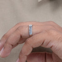 Baguette Lab Diamond Engagement Men's Band