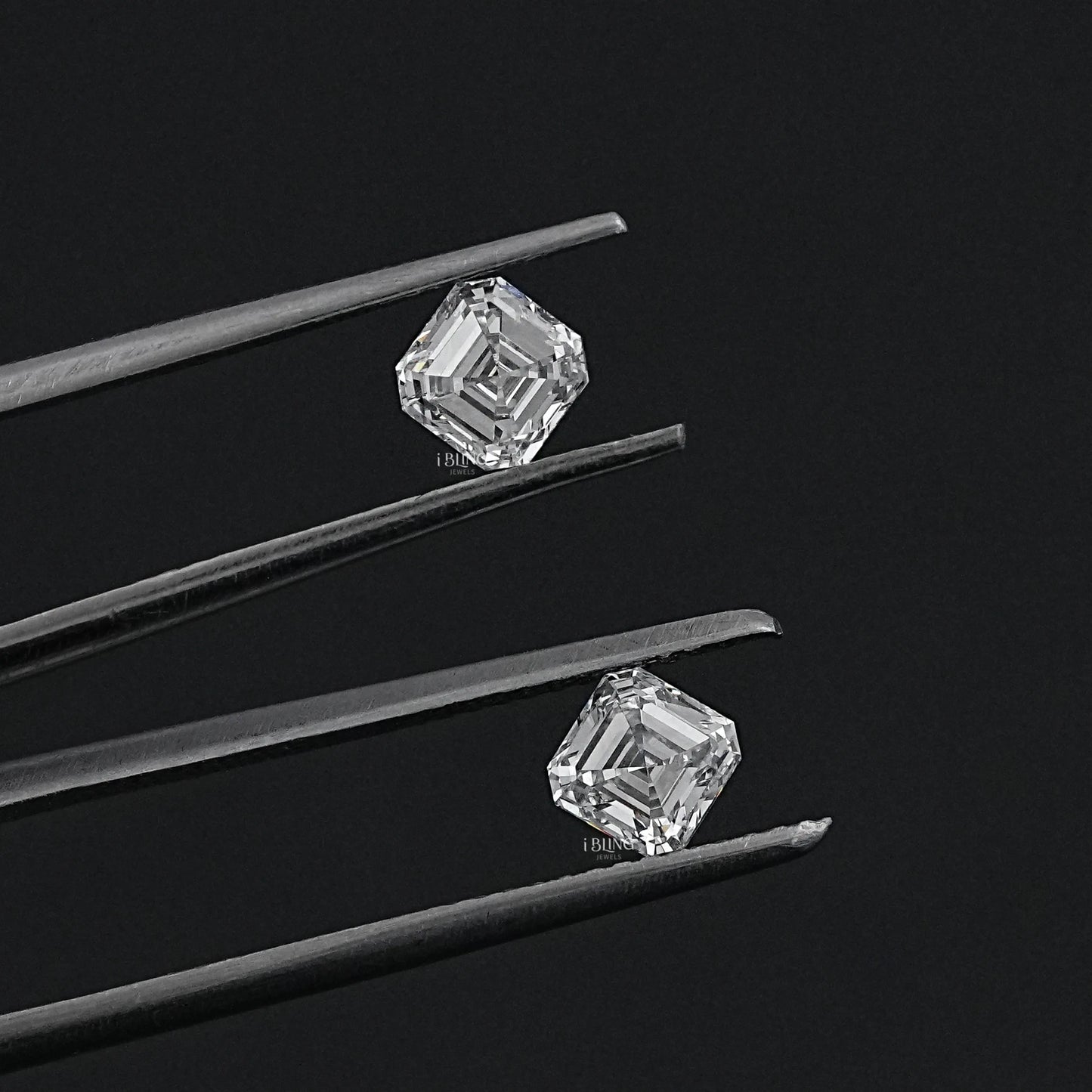 Asscher Lab Grown Diamond Matching Pair