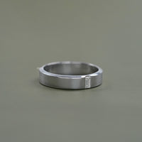 Baguette Lab Diamond Engagement Men's Band
