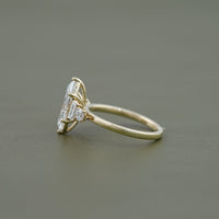Five Stone Marquise And Baguette Diamond Engagement Ring