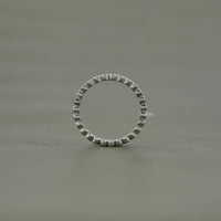 Bezel Set Round Cut Lab Diamond Wedding Band