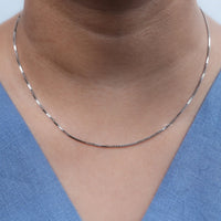 White Gold Box Chain