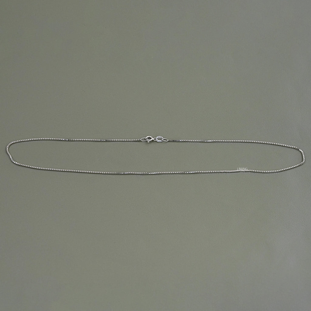 White Gold Box Chain