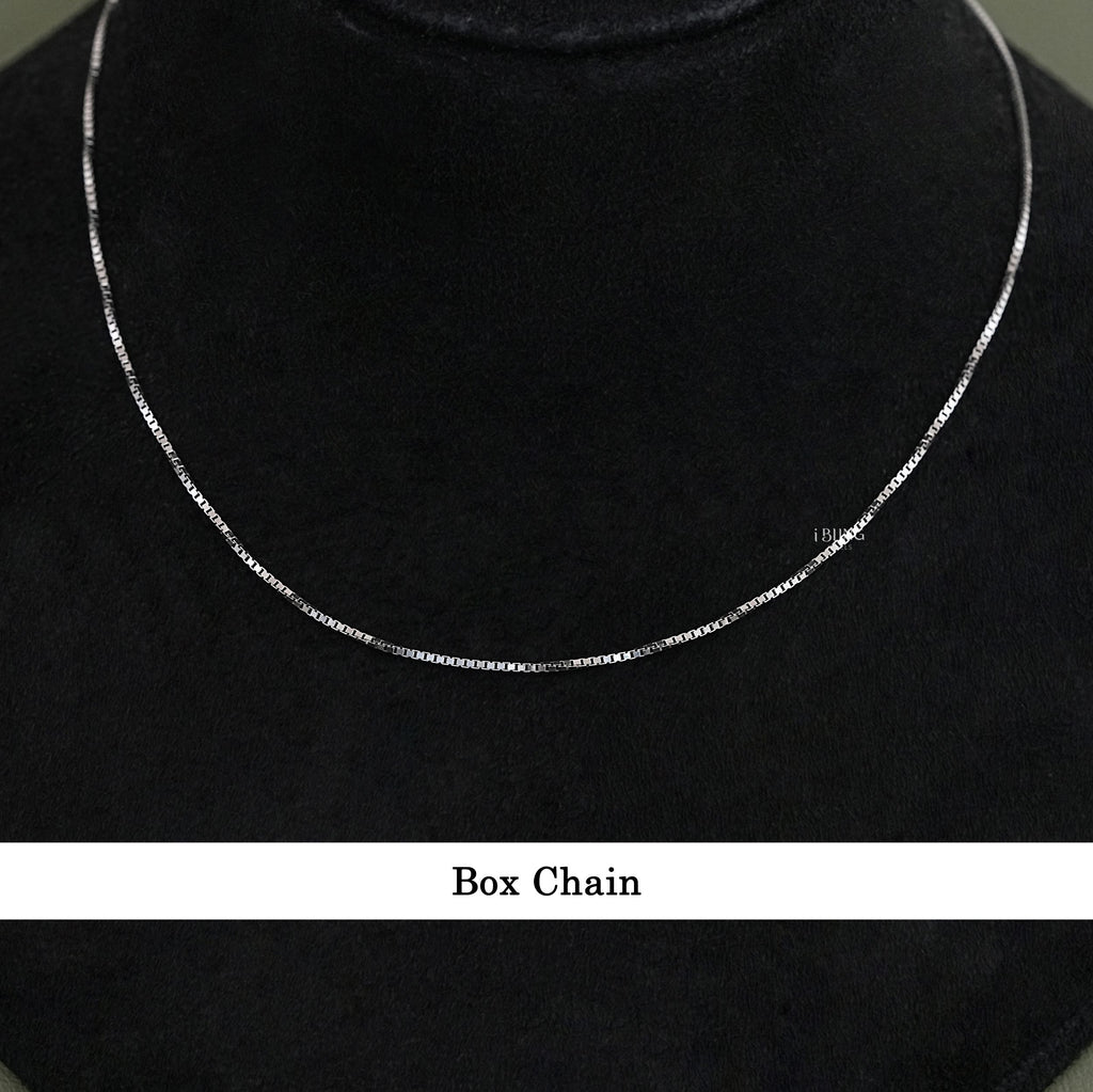 White Gold Box Chain