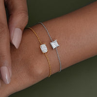 Solitaire Lab Diamond Chain Bracelet