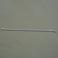 Pear Cut CVD Diamond Tennis Bracelet