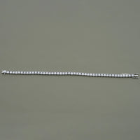 Princess Cut CVD Diamond Bridal Tennis Bracelet