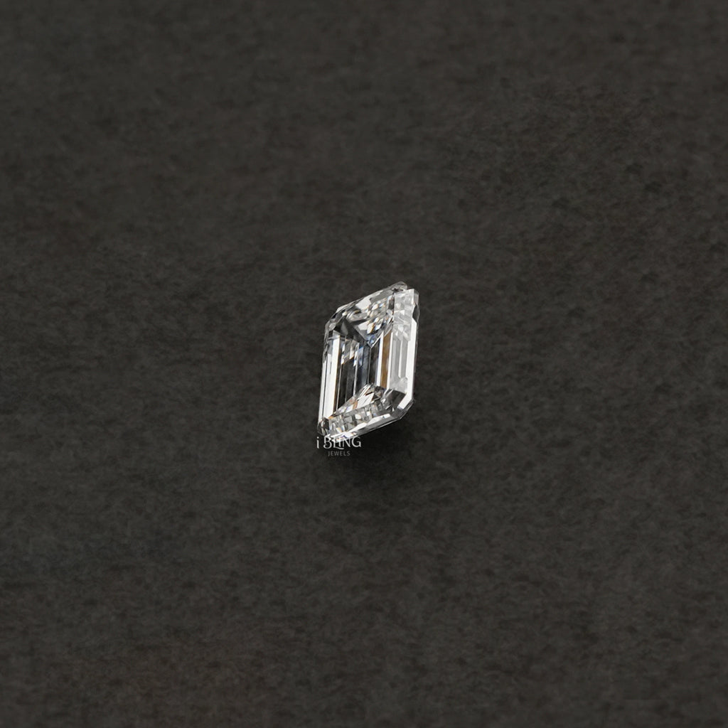 IGI Certified Emerald Cut Lab Grown Diamond