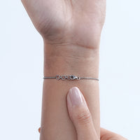 Round Lab Diamond Chain Bracelet