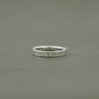 Baguette Cut Lab Diamond Full Eternity Wedding Band