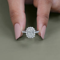 Cushion Lab Diamond Engagement Ring