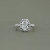 Cushion Lab Diamond Engagement Ring