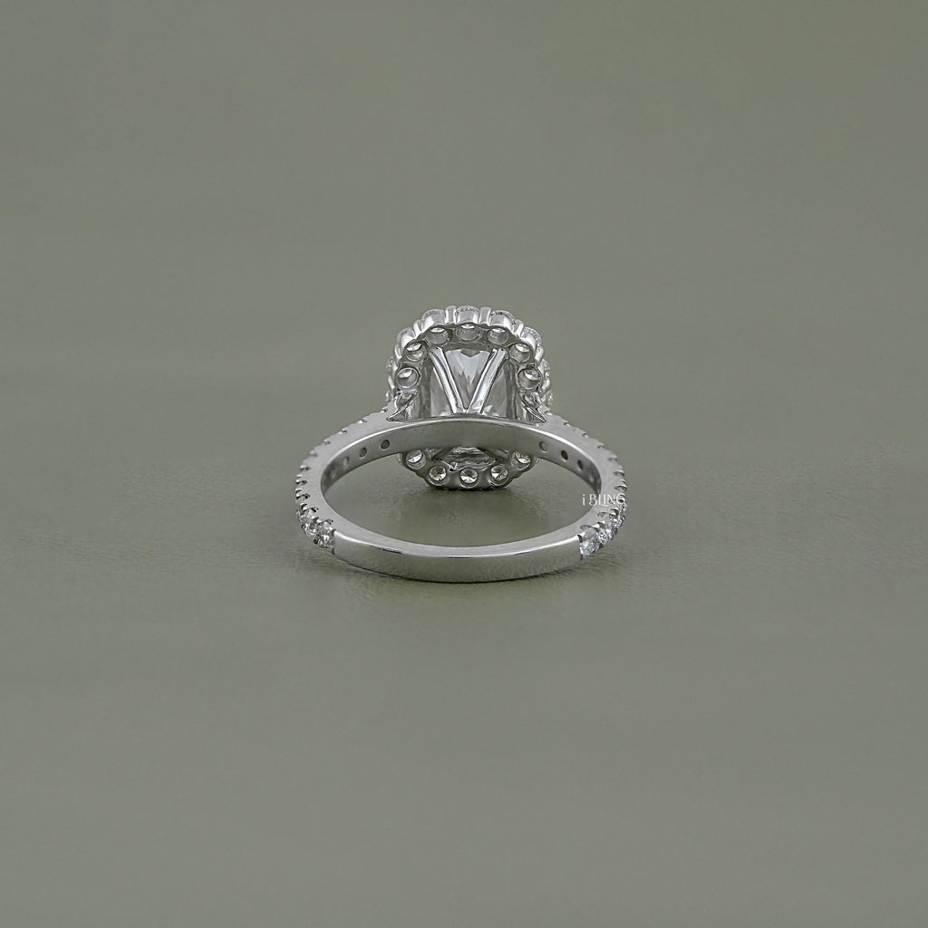 Cushion Lab Diamond Engagement Ring