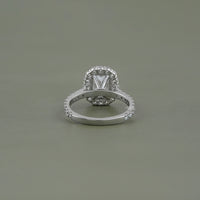 Cushion Lab Diamond Engagement Ring