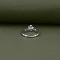 Cushion Cut Diamond Solitaire Engagement Ring