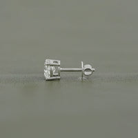 Cushion Cut Lab Diamond Push Back Stud Earrings