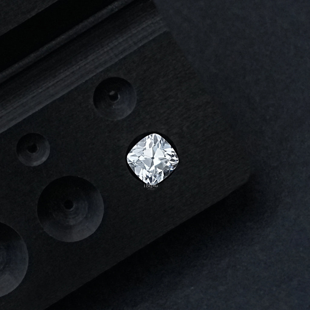 Square Old Mine Cushion Lab Grown Diamond