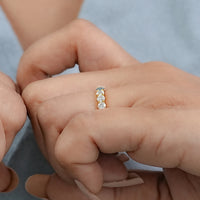 3.00 MM Round Cut Lab Diamond Wedding Band