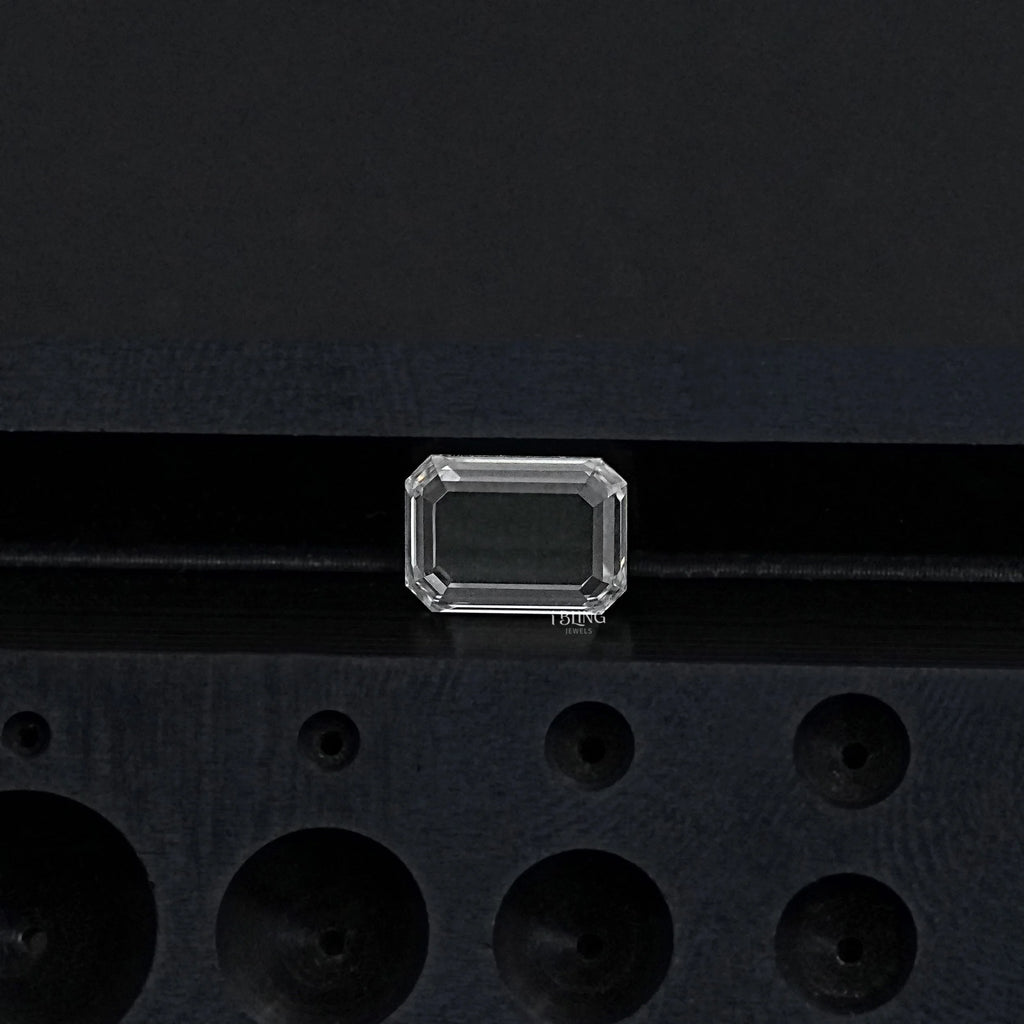 Portrait Emerald Cut Lab Grown Diamond