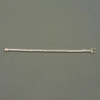 Emerald Cut Lab Diamond Bezel Tennis Bracelet