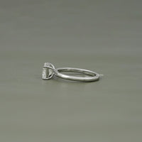Emerald Cut Lab Grown Diamond Solitaire Engagement Ring