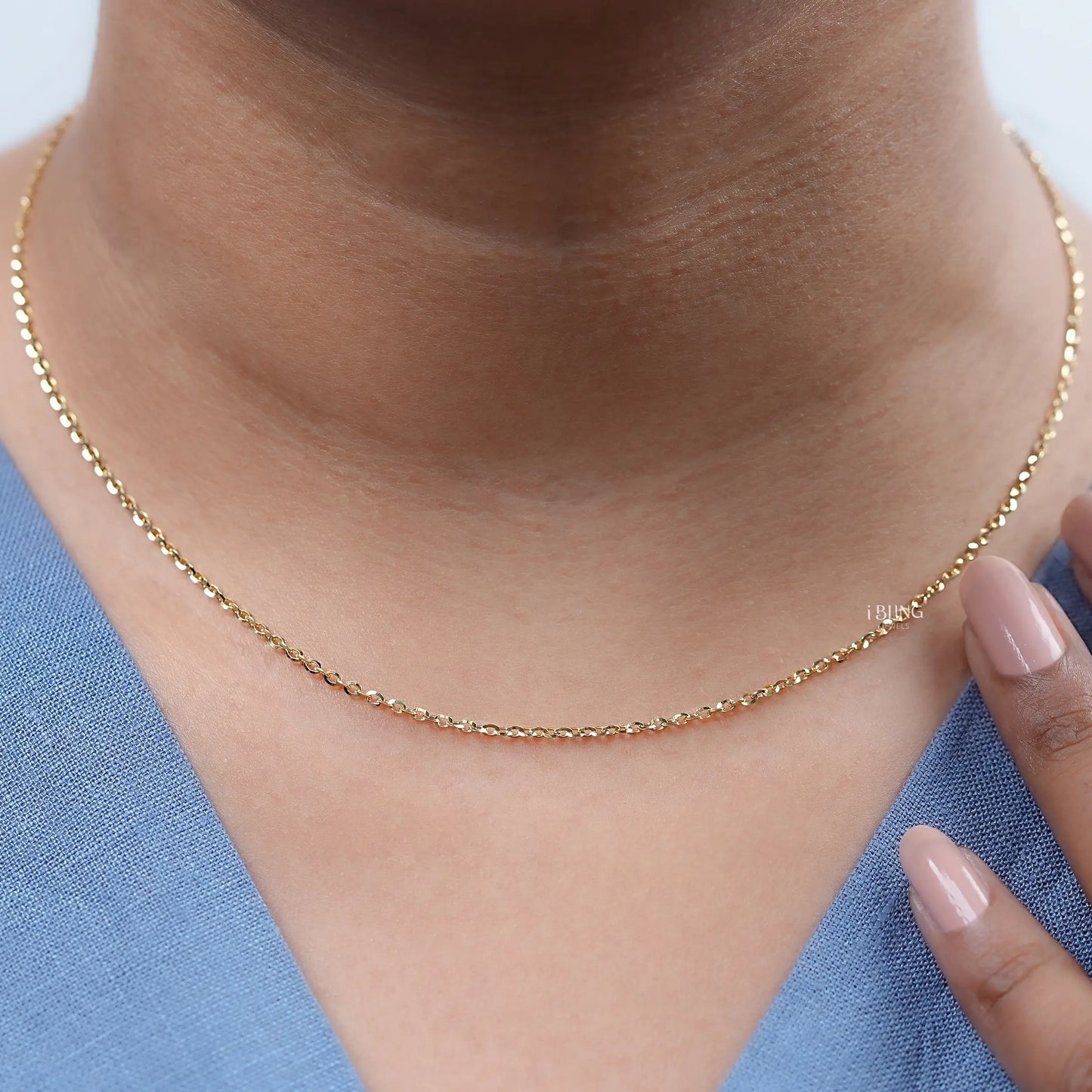 Dainty Flat Cable Chain
