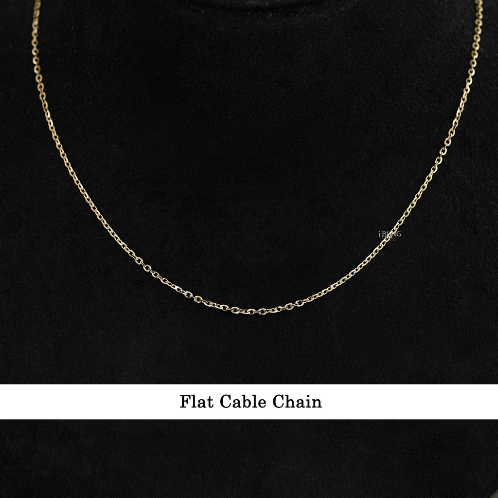 Dainty Flat Cable Chain