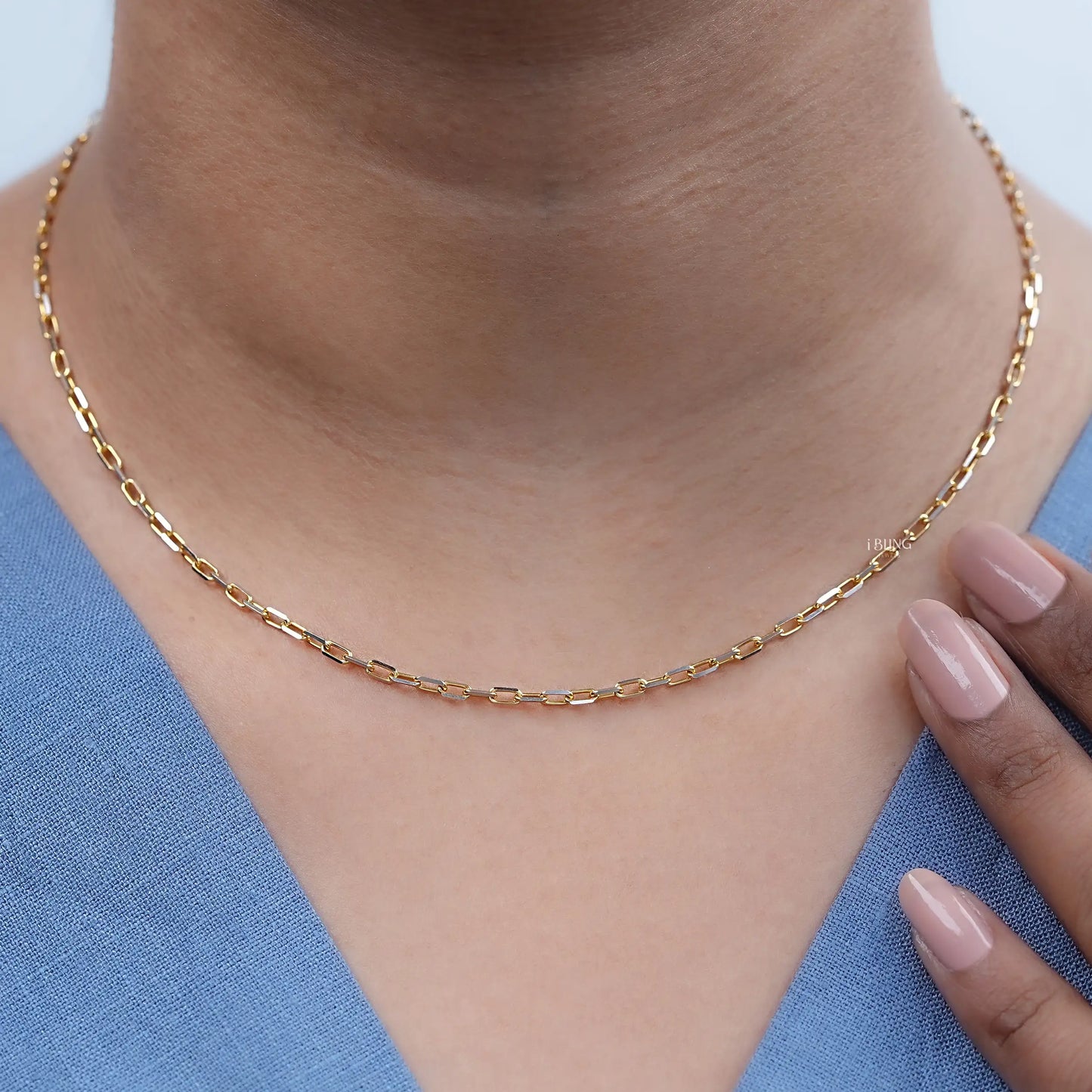 Unisex Paperclip Chain