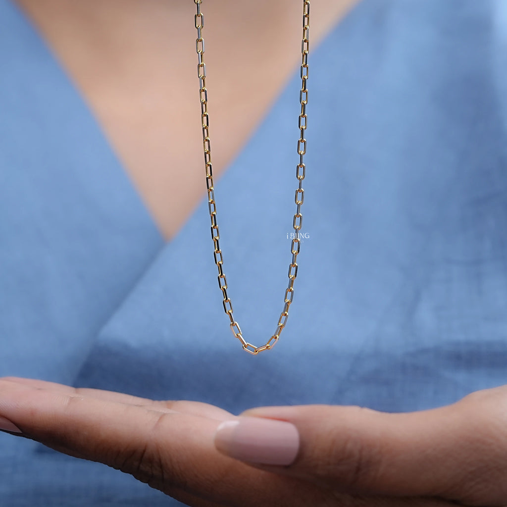 Unisex Paperclip Chain