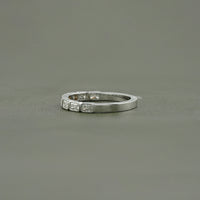 Radiant Lab Diamond Bezel Set Wedding Band