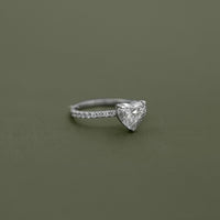 Heart Cut Diamond Engagement Ring