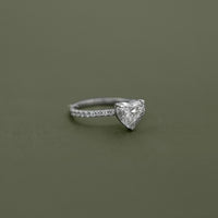 Heart Cut Diamond Engagement Ring