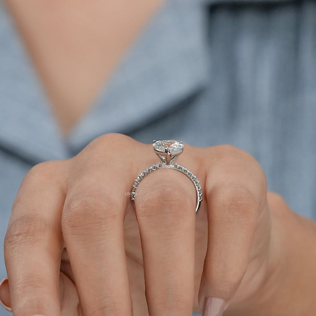 Heart Cut Diamond Engagement Ring