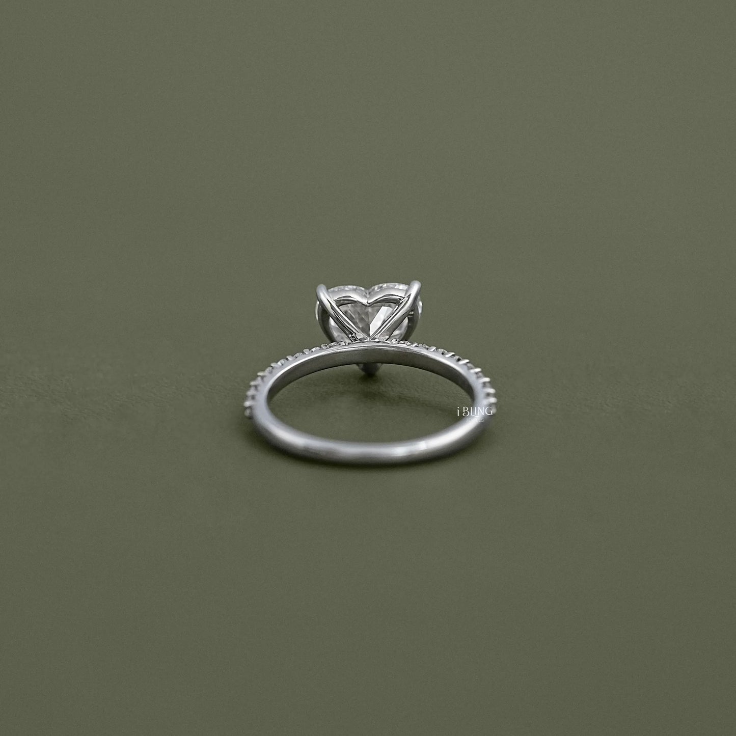 Heart Cut Diamond Engagement Ring
