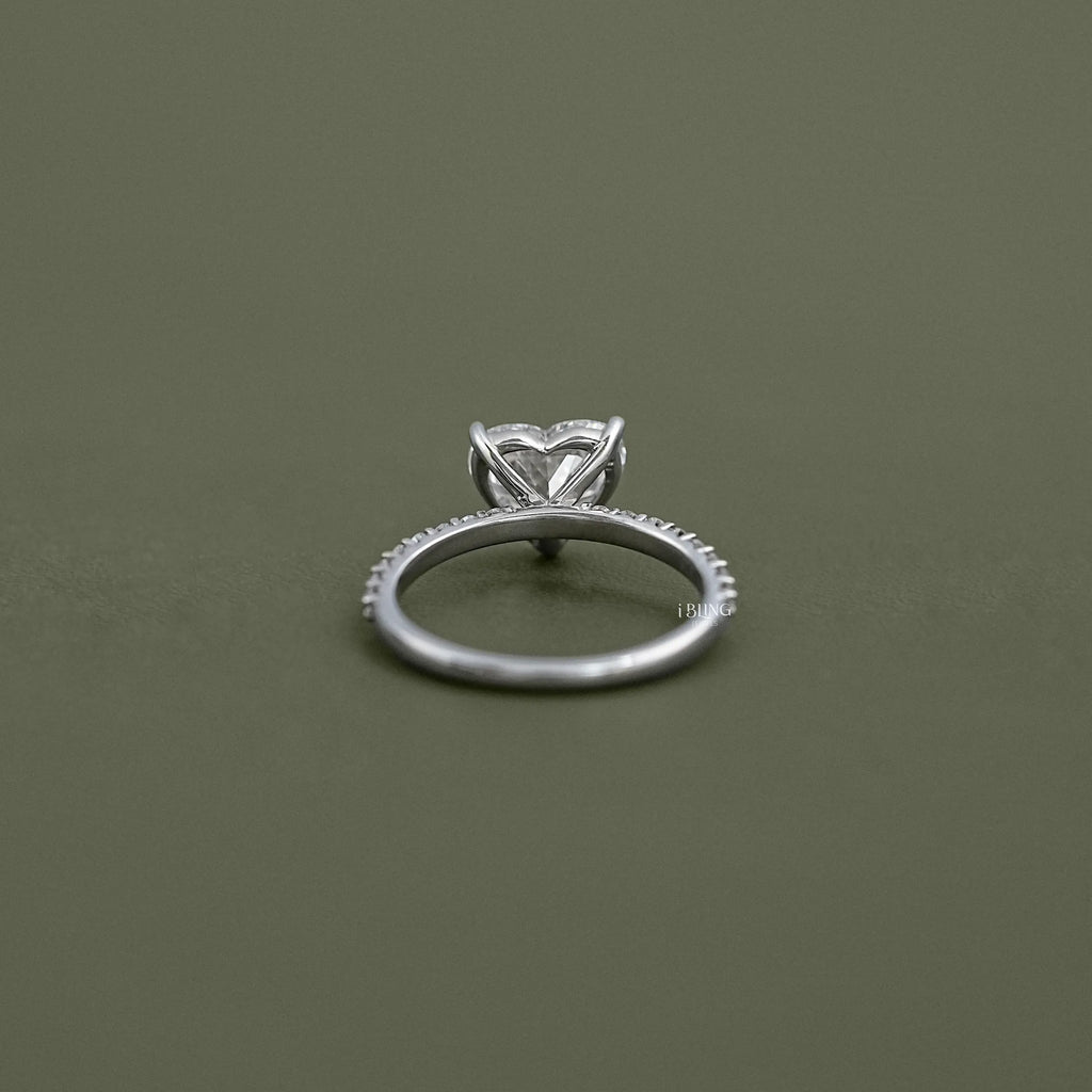 Heart Cut Diamond Engagement Ring