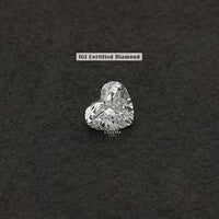 Heart Cut Lab Grown IGI Certified Loose Diamond