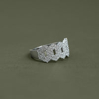 Hip Hop Lab Diamond Cuban Link Ring