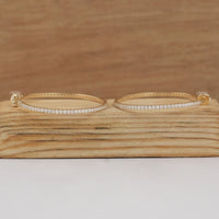 Lab Grown Round Diamond Hoop Earrings