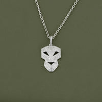 Lion Face Cut Round Lab Diamond Hip Hop Men's Pendant