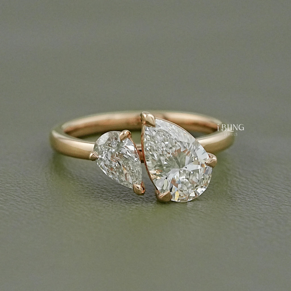 Pear Lab Diamond Dainty Toi Moi Wedding Band