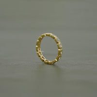Radiant Lab Diamond Bezel Set Wedding Band