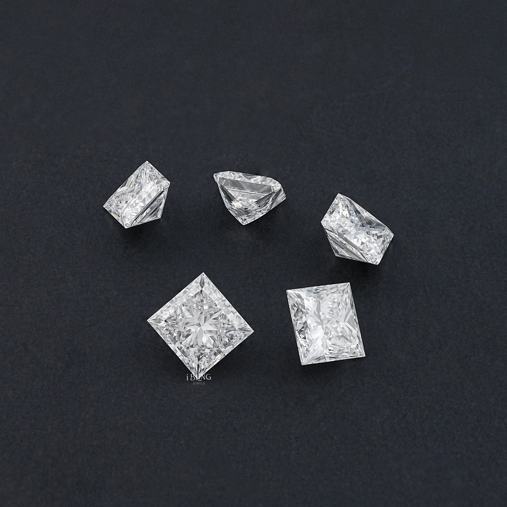 Princess Cut Lab Grown Loose Diamond