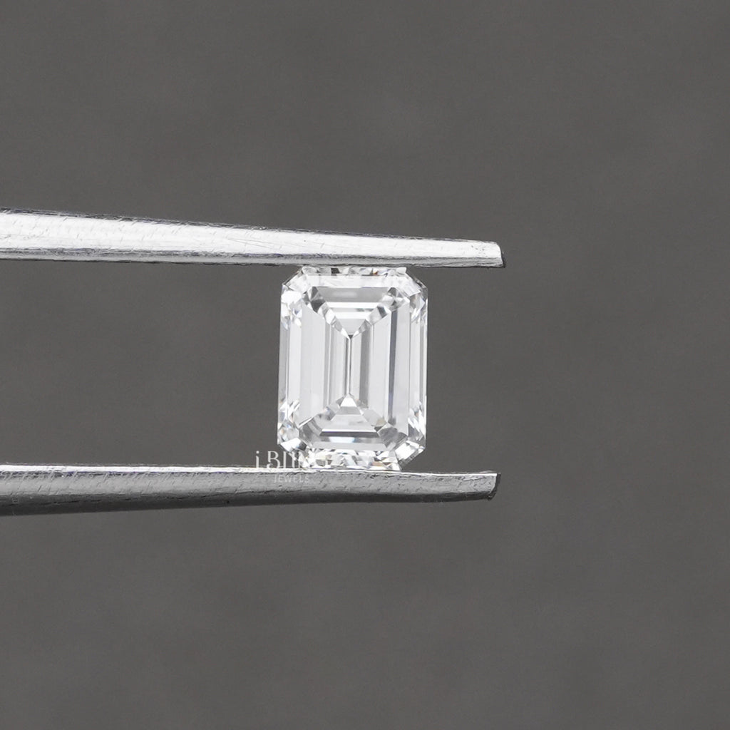 IGI Certified Emerald Cut Lab Grown Diamond