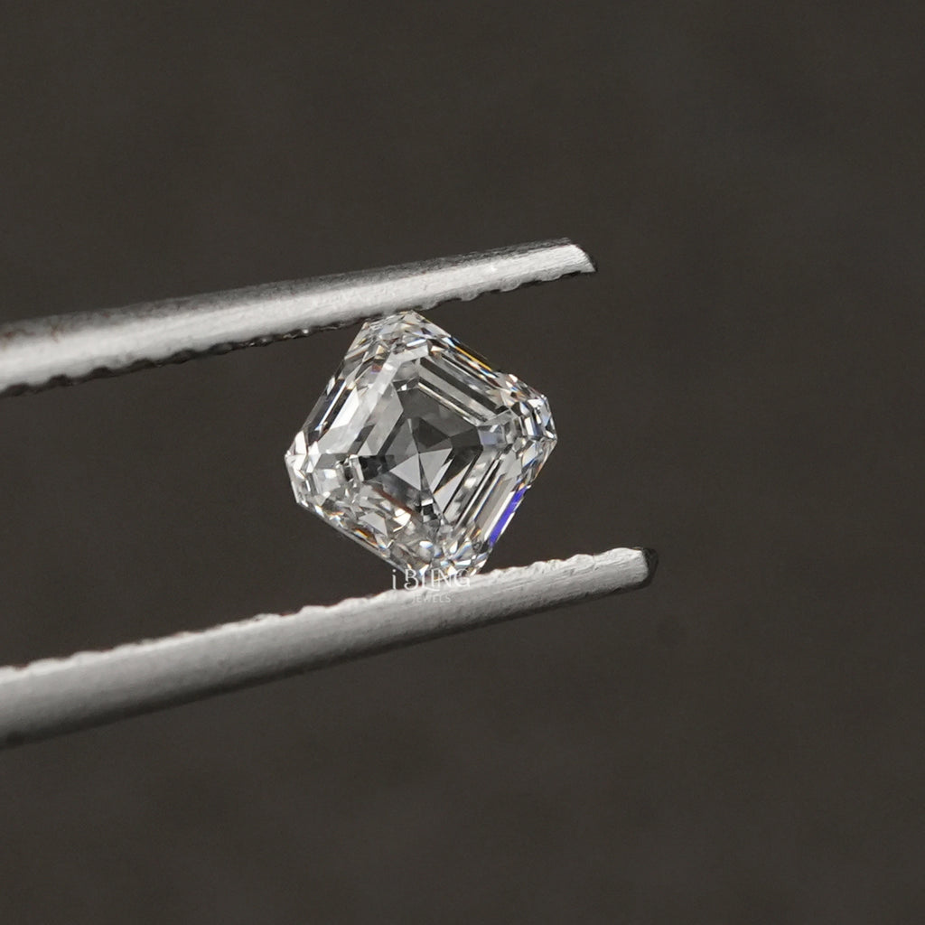 IGI Certified Asscher Cut Loose Lab Diamond